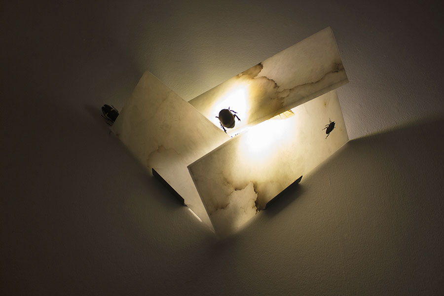 Maria Loboda. The Chosen. 2019. (Glass, Metal, Electric wiring)