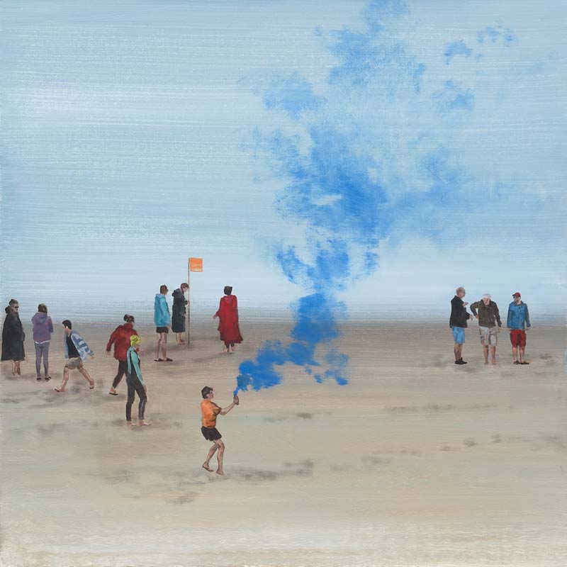 Emma Stroude, 'The edge of change', Oil On Canvas, 60cm X 60cm, 2019.