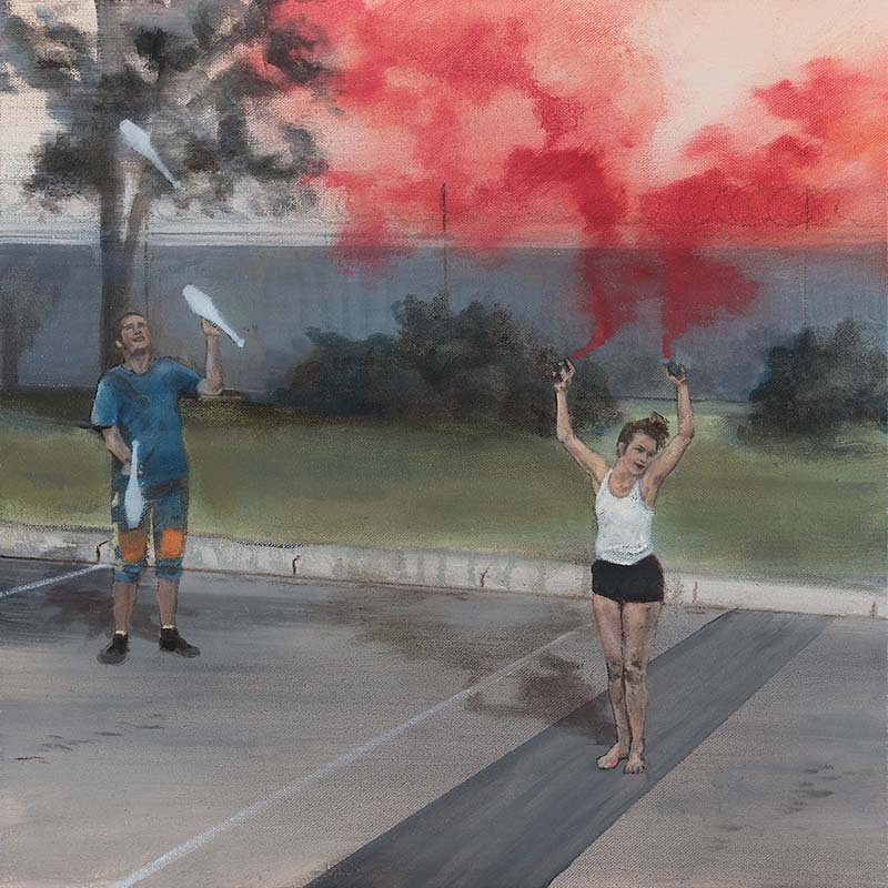 Emma Stroude, 'This side of the wall', Oil On Canvas, 50cm X 40cm, 2020.