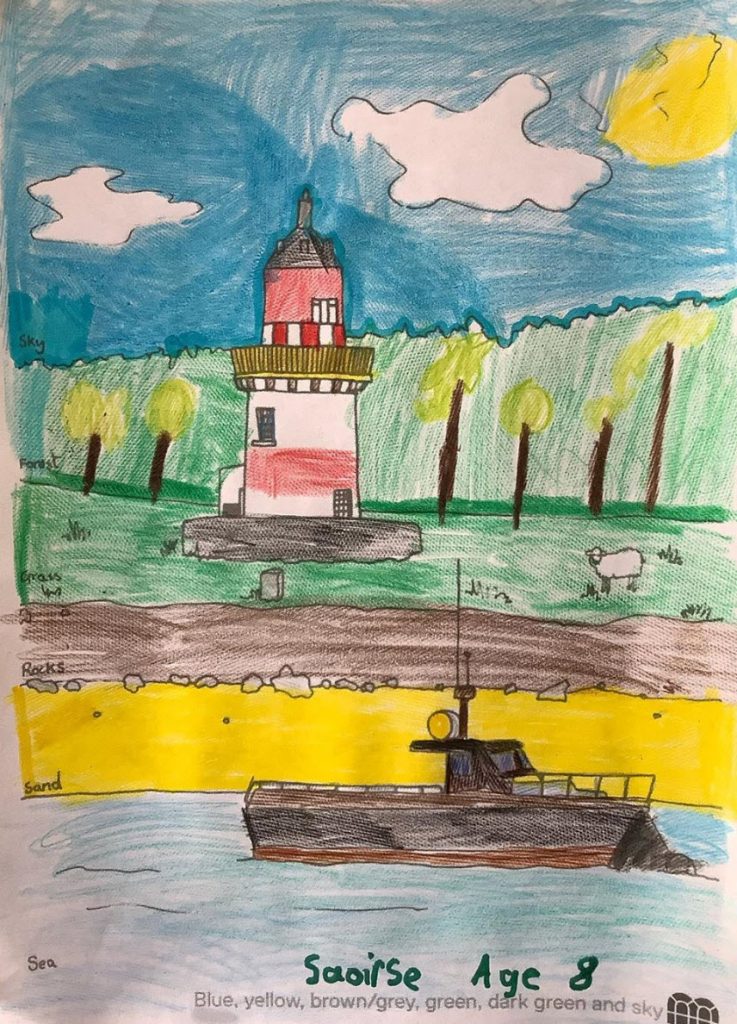 Colour The Lighthouse, Saoirse, Age 8.