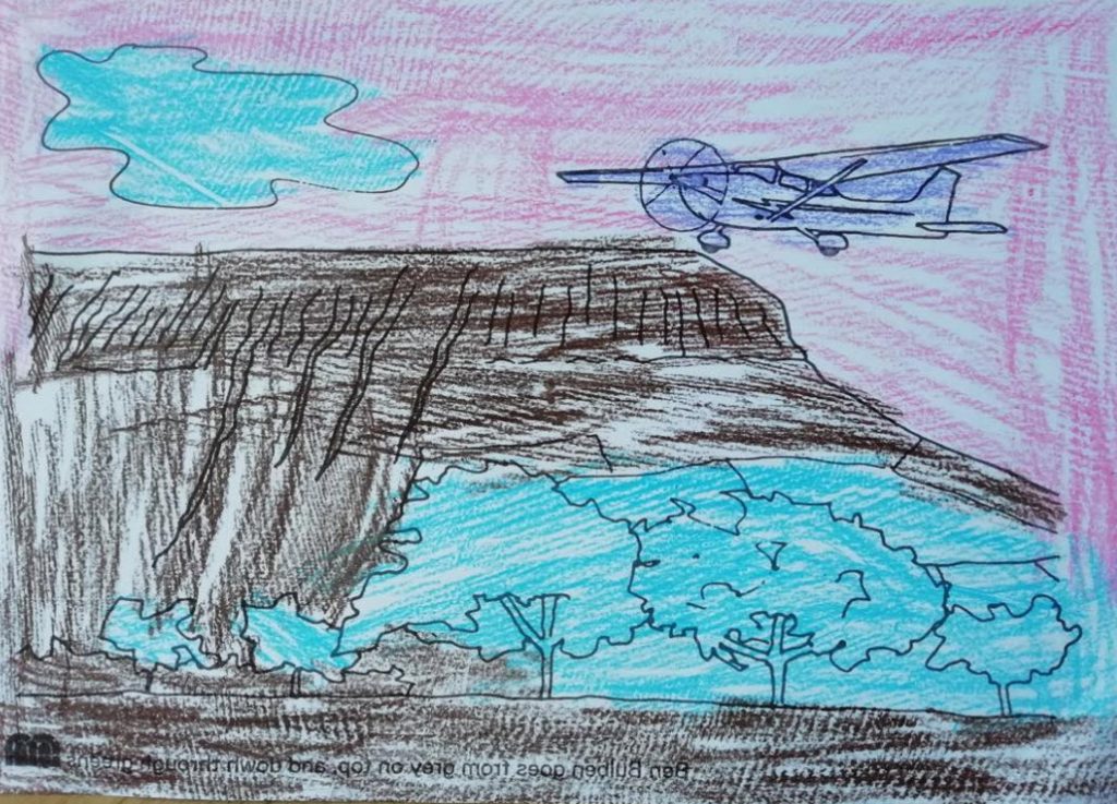 Colour The Mountain, Shea, Age 5 and a half.