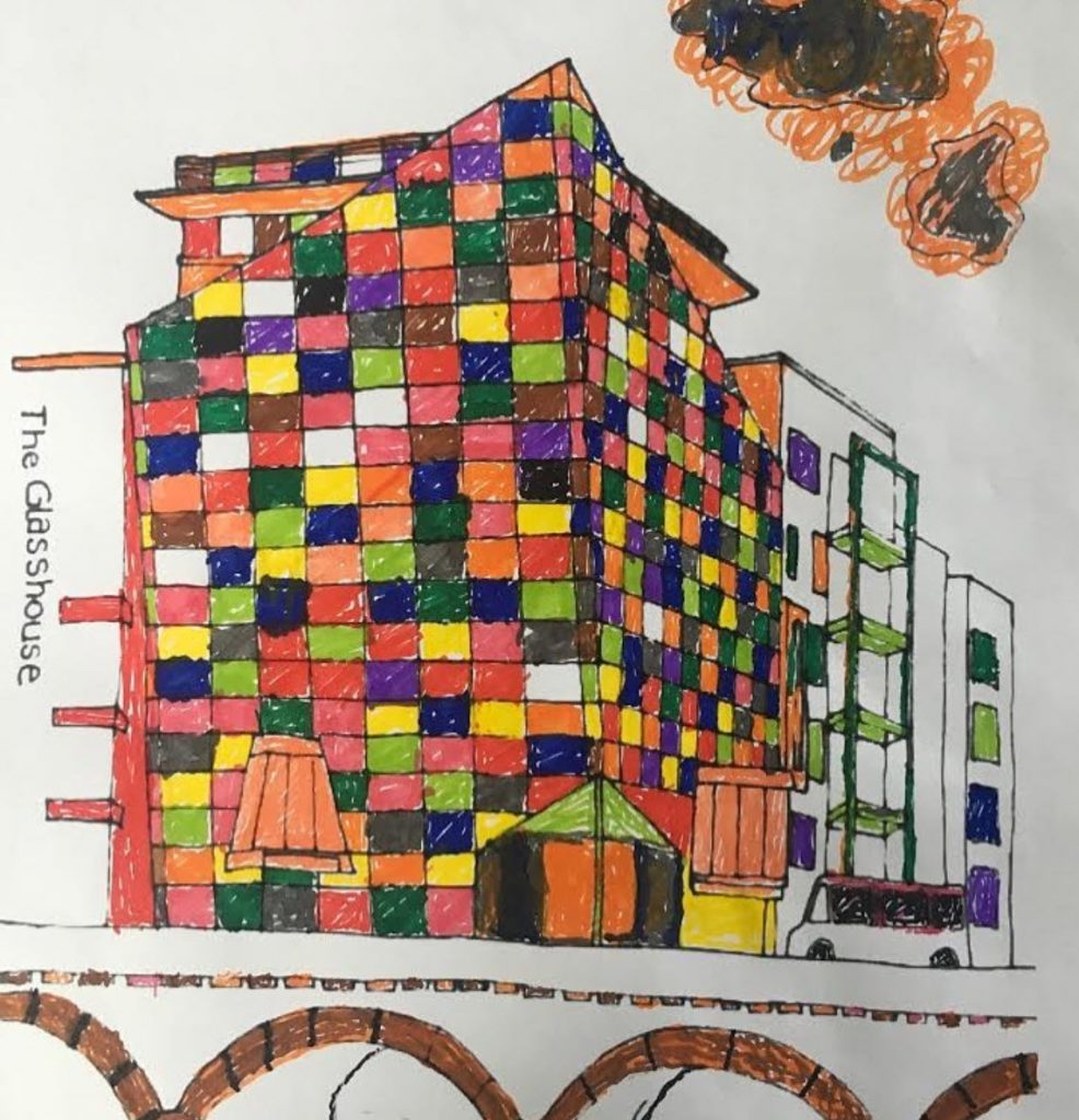 Colour The Glasshouse, Katie, Age 12.