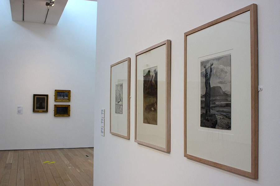 Jack B. Yeats, 'A Thought of Sligo' exhibition photography.