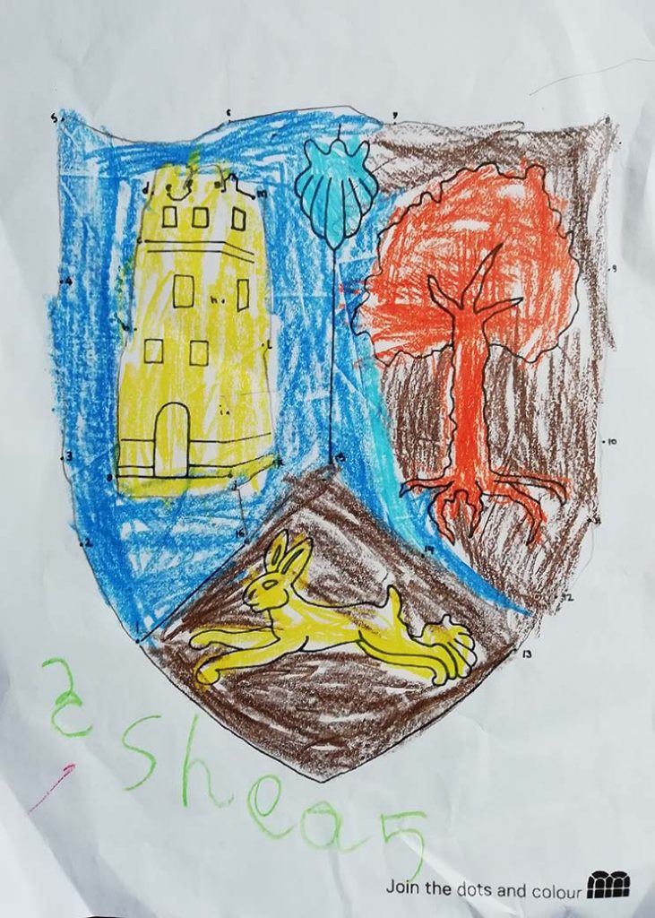 Colour The Tree, Shea,Age 5 and a half.