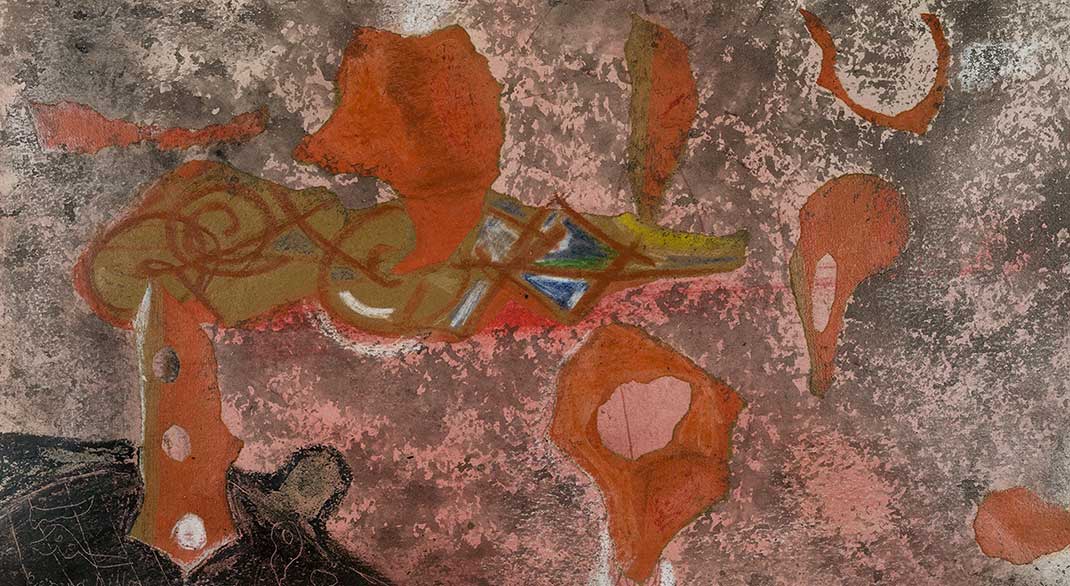 Jack B. Yeats, A Broadside, 1908 -15 Gerard Dillon, Collage on Moving Space, 1963
