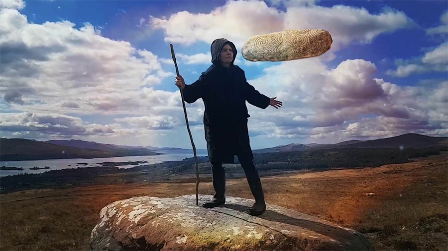 Yoga For The Eyes, Michelle Doyle, Eva Richardson McCrea Coilin O Connell with Jenn Moore, 2018, Ireland. Image courtesy of the artists.