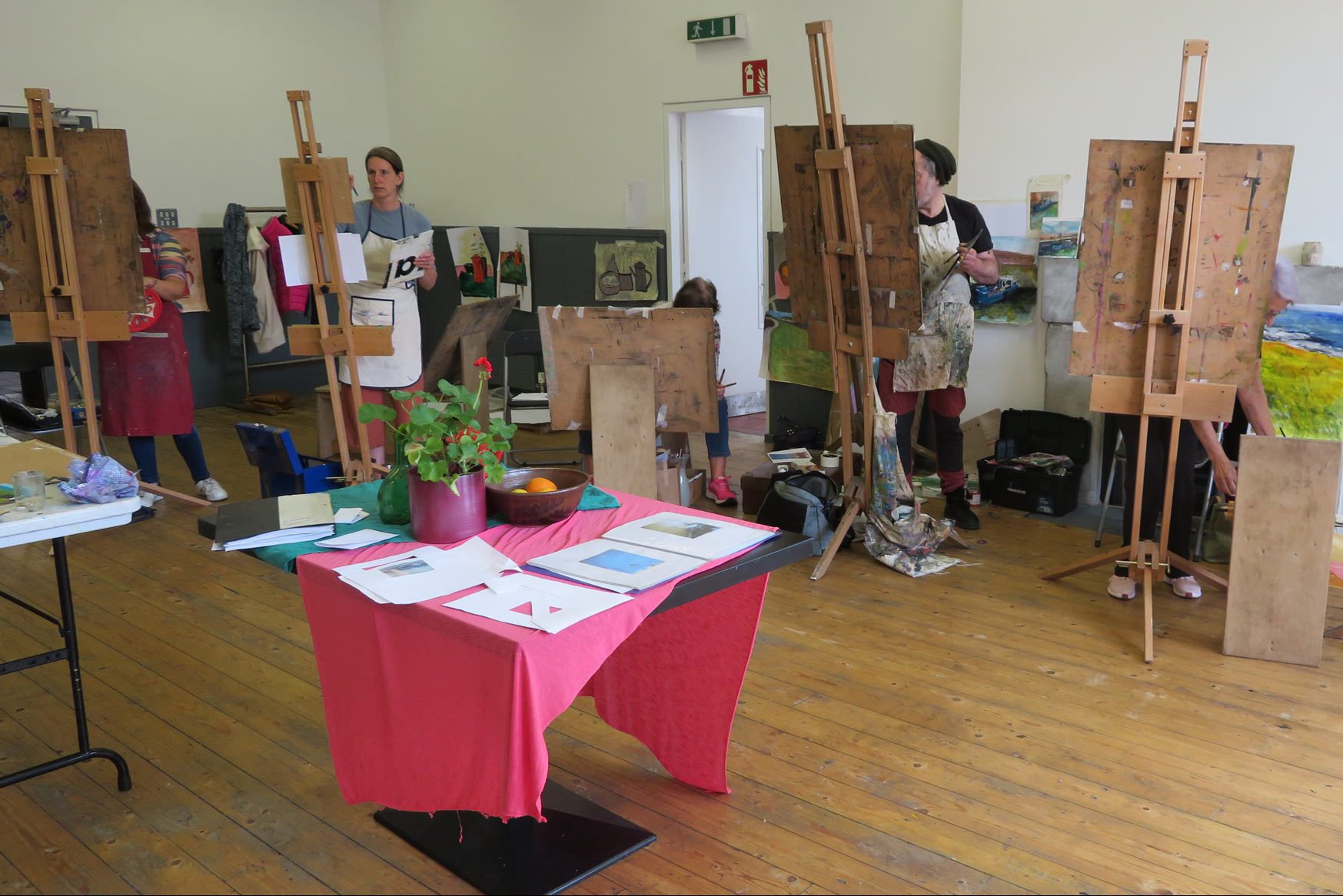 Painting workshop Cormac O'Leary